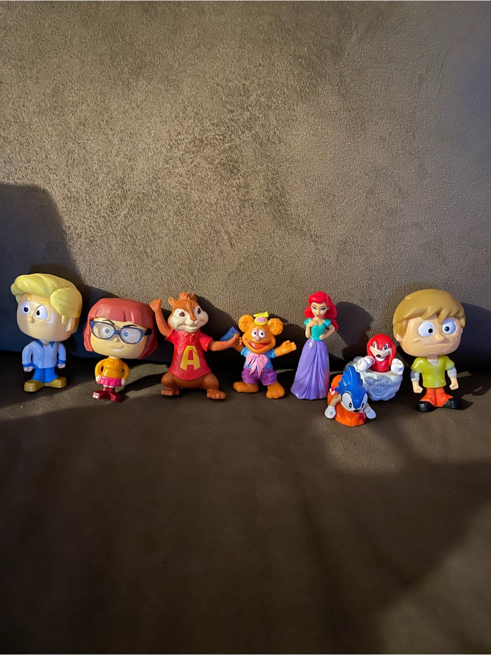 Colorful Kids Character Figurine Set - Yellow, Red, Blue & Purple